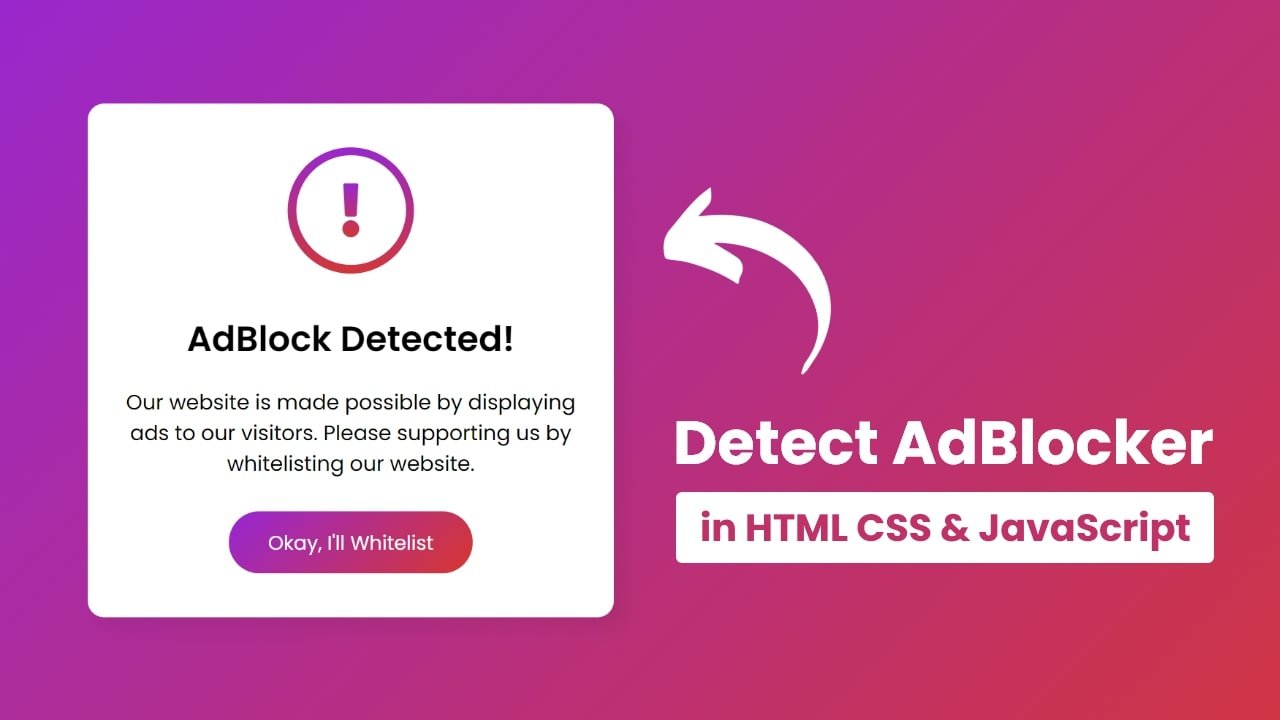 AdBlock Detector JavaScript