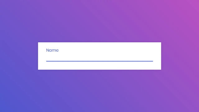 Awesome Input Animation using HTML & CSS