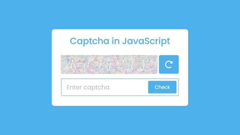 Create Custom Captcha In Html Css And Javascript 7462