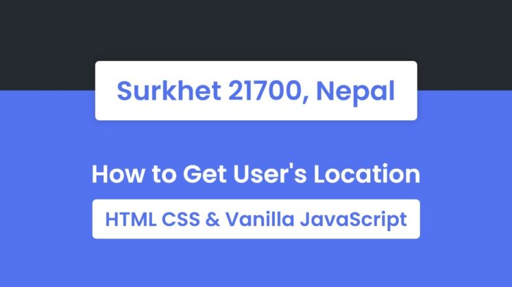 location in html css