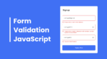 How To Validate Email & Password In HTML CSS JavaScript