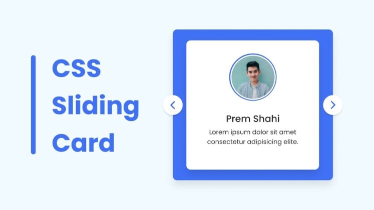Responsive Card Slider In Html & Css