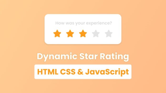 star rating system in html css javascript