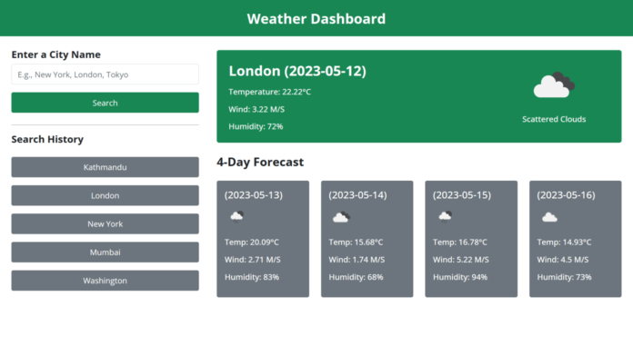 Create Weather App In HTML Bootstrap And JavaScript