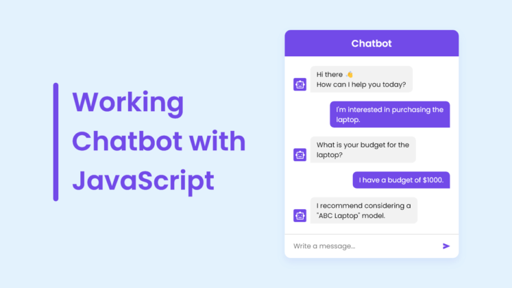 How To Create Working Chatbot In HTML CSS And JavaScript