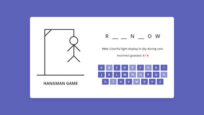 Build A Hangman Game In HTML CSS And JavaScript